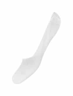 Decoy Basic Footies i hvid i lækker bomuld 37-41 Hvid